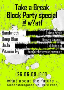 Block Party bei W?atf, Siebensterngasse