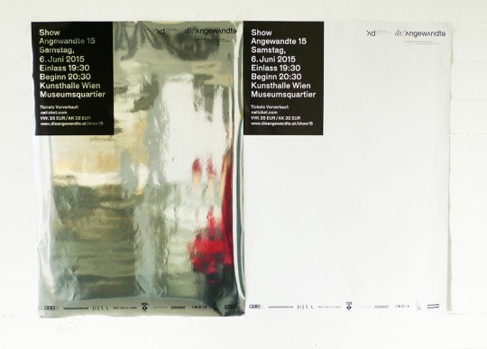 Show Angewandte 15, 6. Juni 2015, Plakat